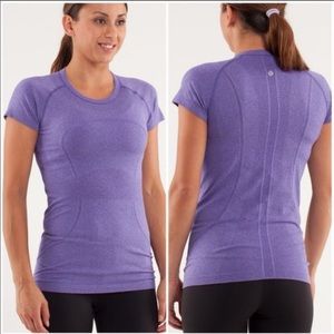 Lululemon Purple ‘Run Swiftly’ Top size 4